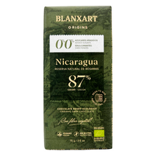 Laden Sie das Bild in den Galerie-Viewer, Blanxart BIO-Zartbitterschokolade Nicaragua 87% (Ohne Zuckerzusatz)