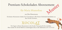Laden Sie das Bild in den Galerie-Viewer, Xocolat Premium-Schokoladen Abonnement mit 6 Genussboxen
