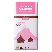 Laden Sie das Bild in den Galerie-Viewer, Chocolate Makers Edelbitterschokolade Kolumbien 65% Orange
