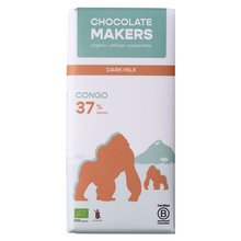 Laden Sie das Bild in den Galerie-Viewer, Chocolate Makers Dunkle Milchschokolade Congo 37%
