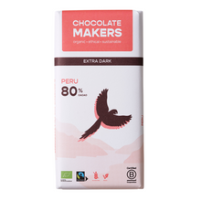 Laden Sie das Bild in den Galerie-Viewer, Chocolate Makers Edelbitterschokolade Peru 80%

