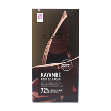 Laden Sie das Bild in den Galerie-Viewer, Cluizel Kayambe Zartbitterschokolade 72% Kakaoanteil
